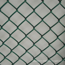 PVC Green Color Chain Link Mesh Fence